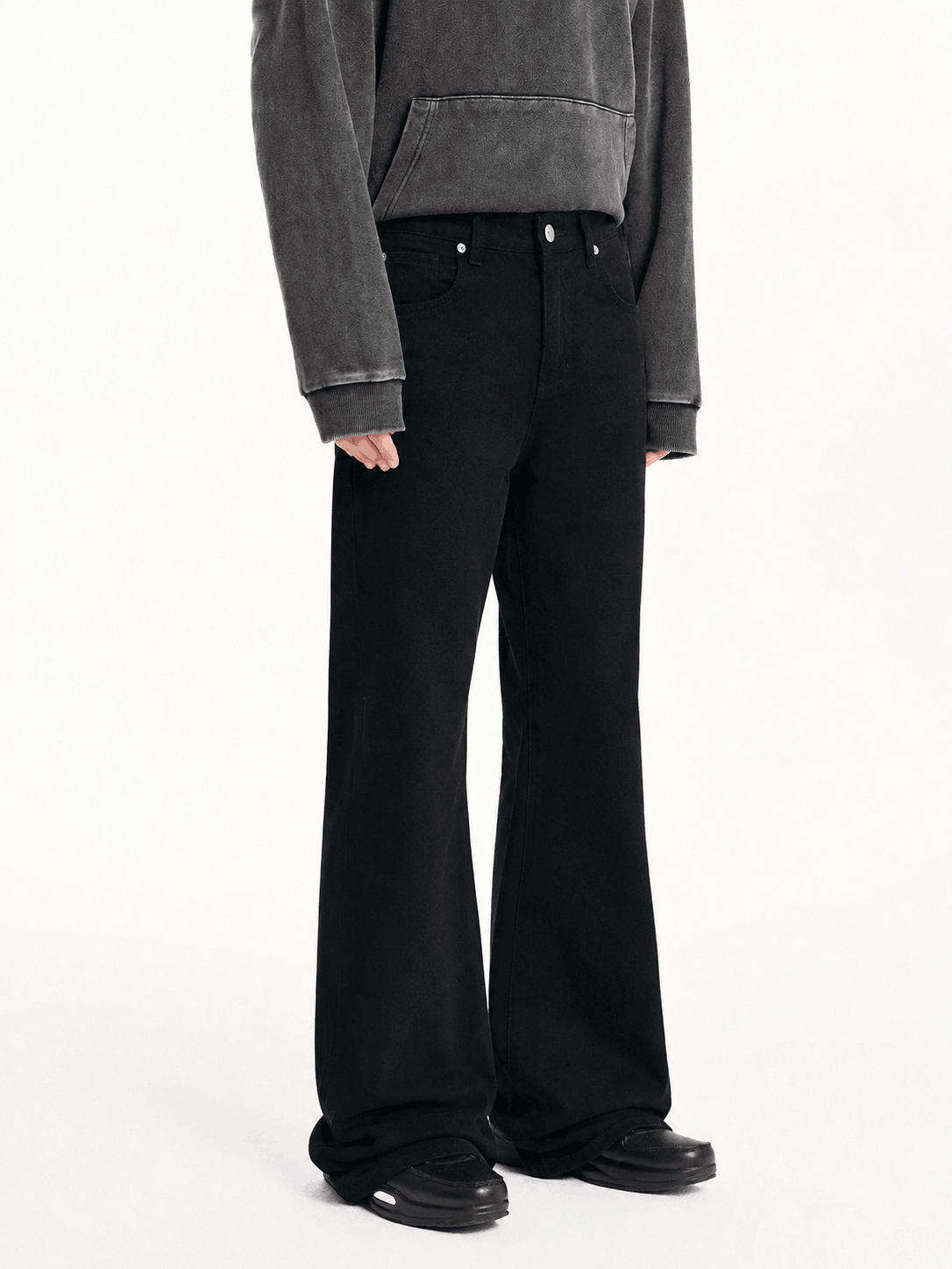 Drift Wide Flare Jeans Jet Black