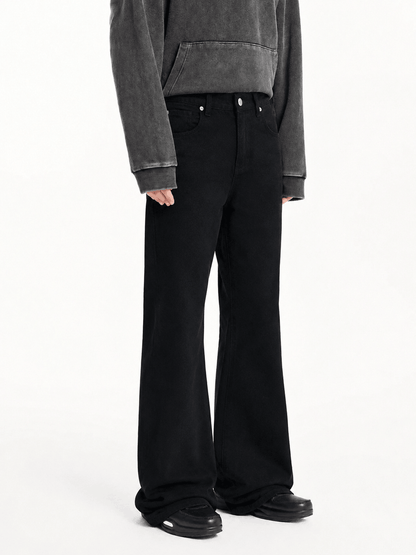 Drift Wide Flare Jeans Jet Black