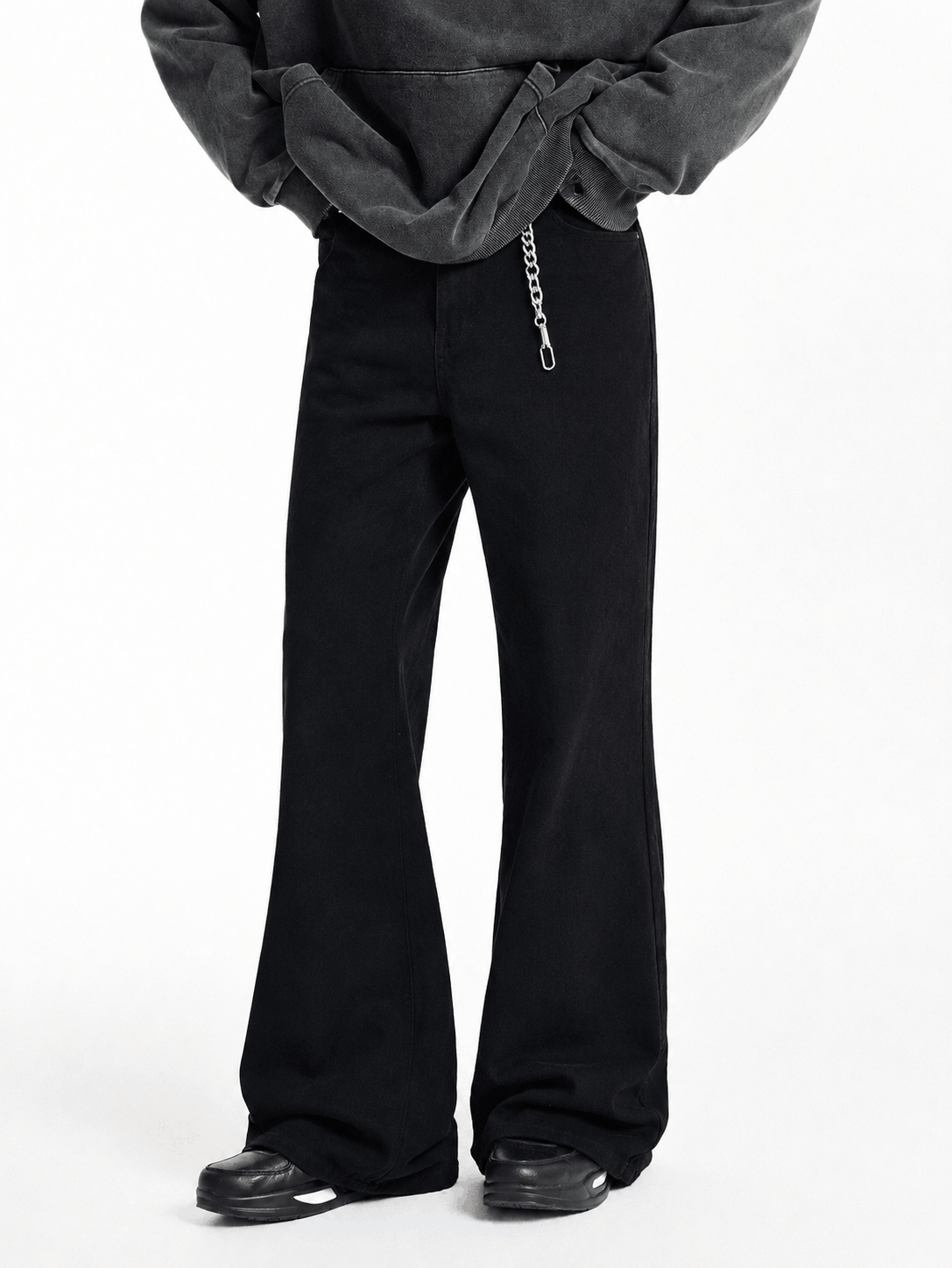 Drift Wide Flare Jeans Jet Black