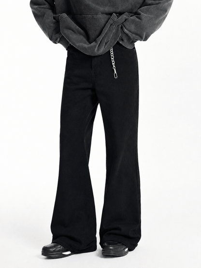 Drift Wide Flare Jeans Jet Black