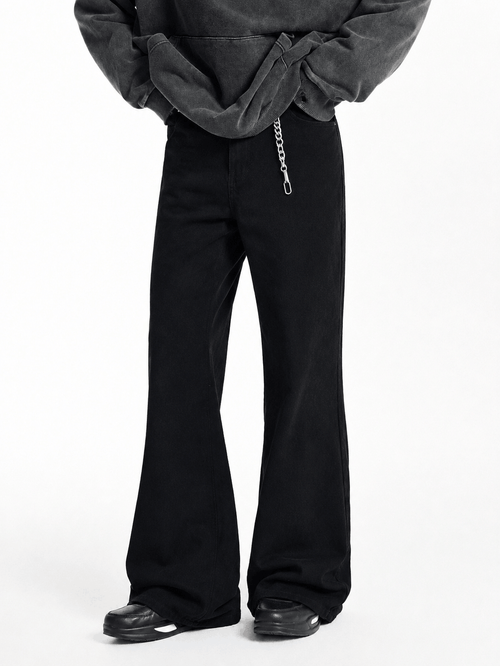 Drift Wide Flare Jeans Jet Black