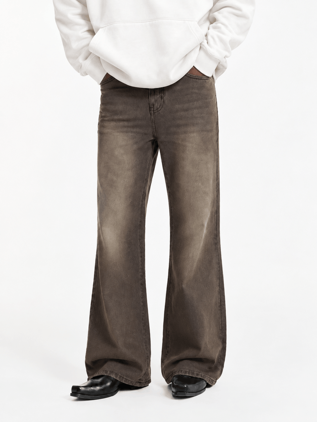 Drift Wide Flare Jeans Cocoa Smoke