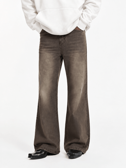 Drift Wide Flare Jeans Cocoa Smoke