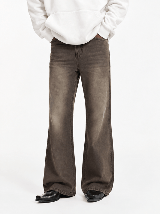 Drift Wide Flare Jeans Cocoa Smoke
