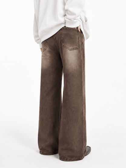 Drift Wide Flare Jeans Cocoa Smoke