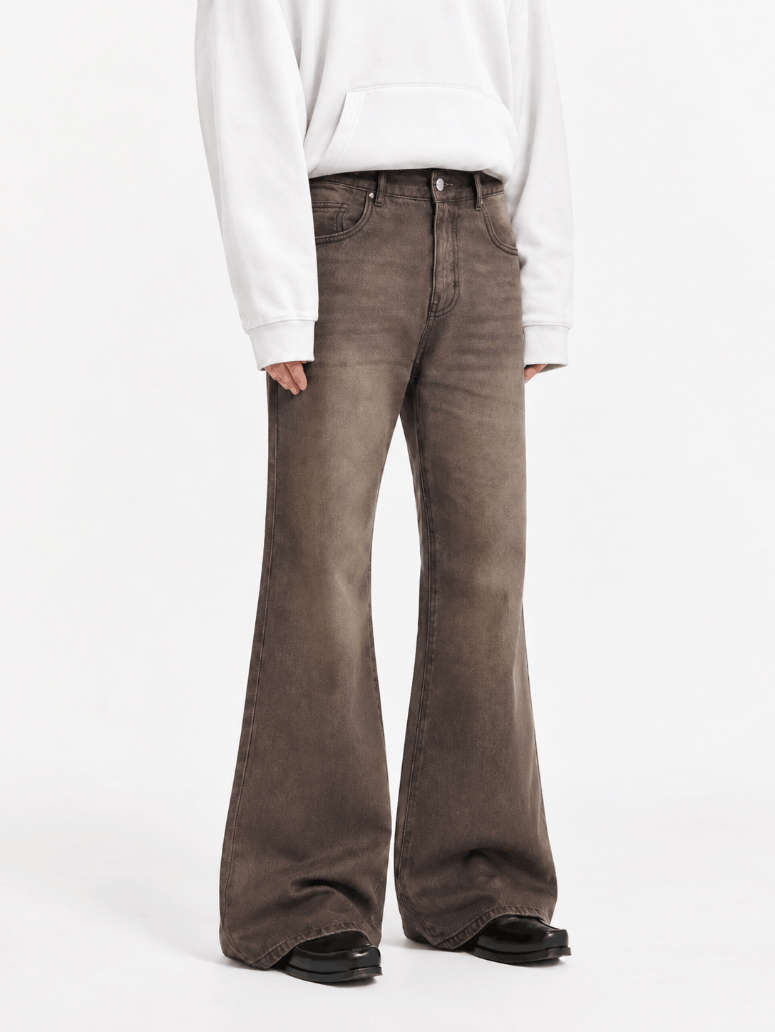 Drift Wide Flare Jeans Cocoa Smoke