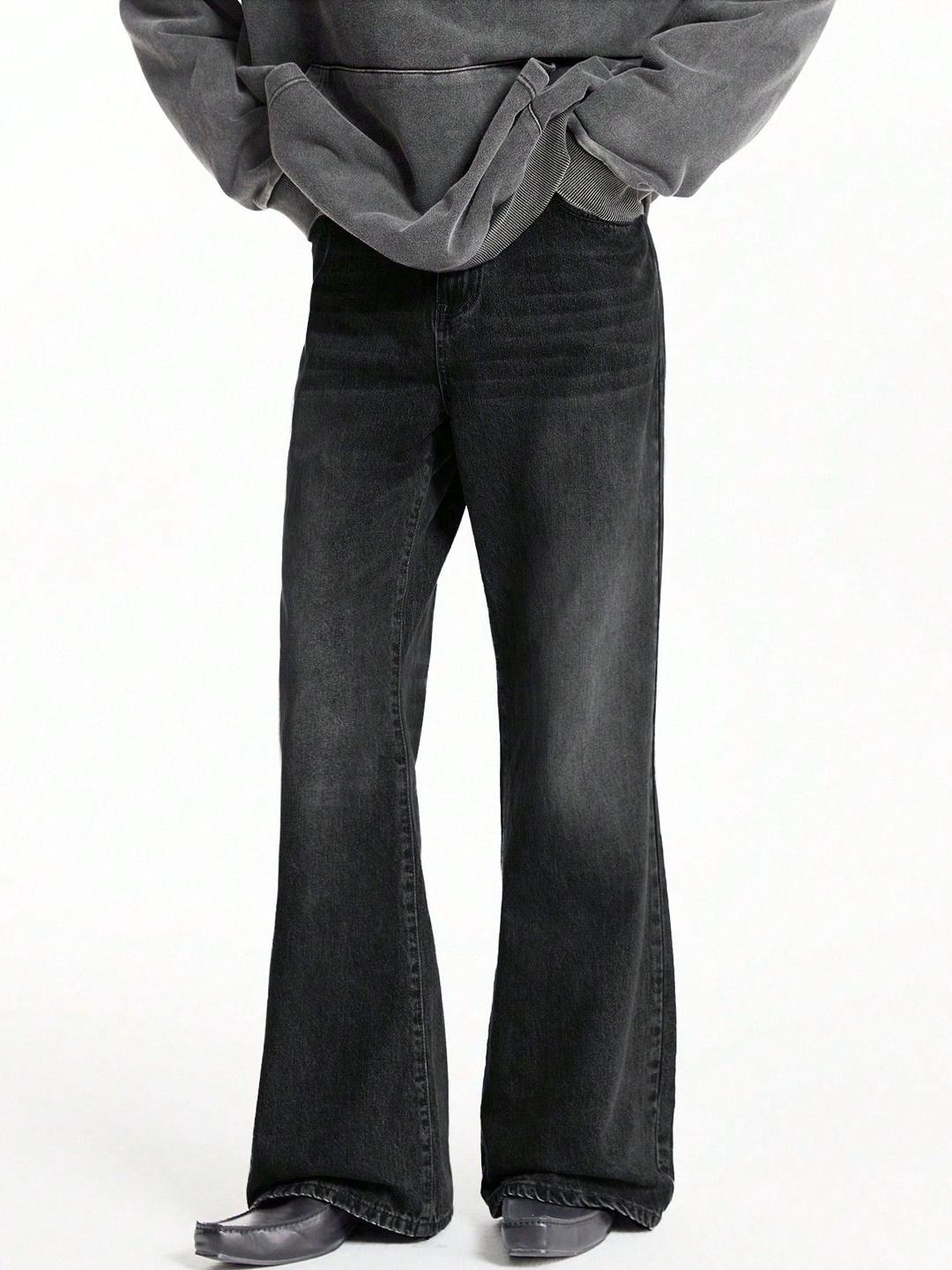 Drift Wide Flare Jeans Charcoal Night