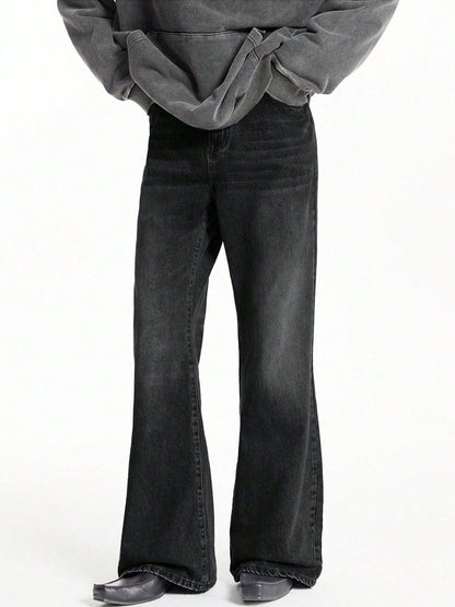 Drift Wide Flare Jeans Charcoal Night