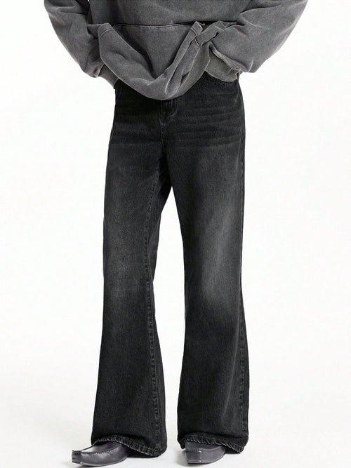 Drift Wide Flare Jeans Charcoal Night