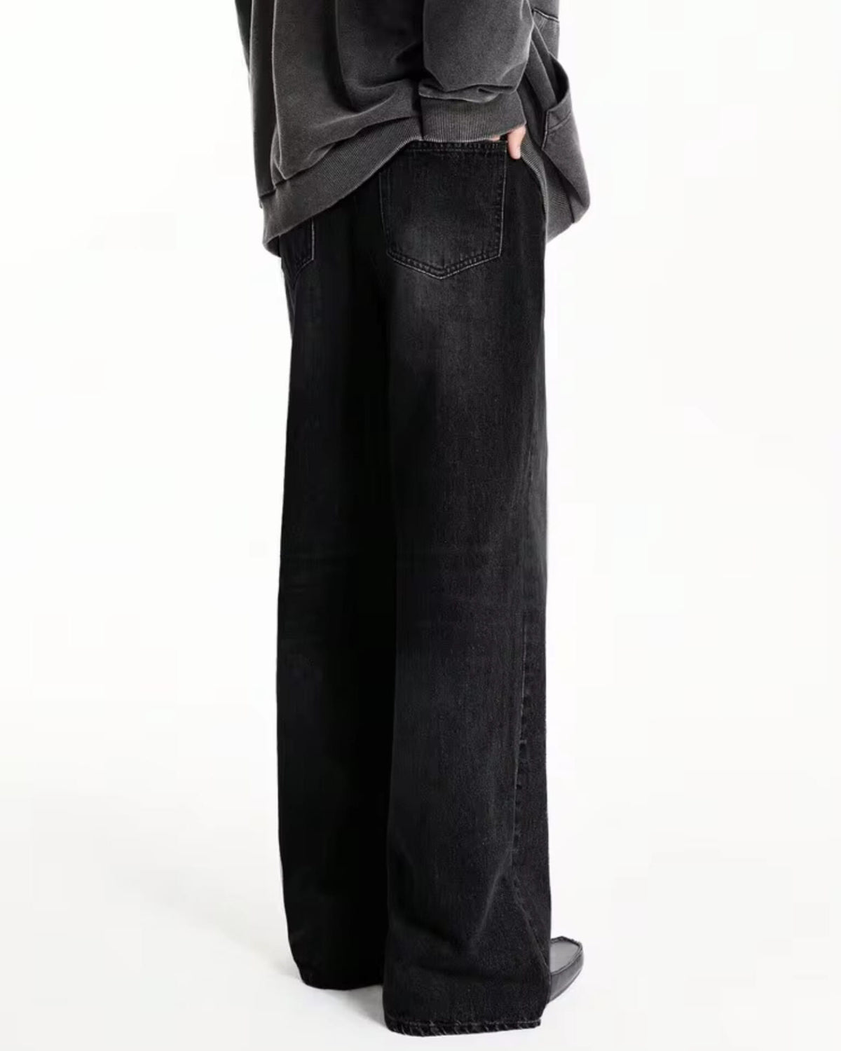 Drift Wide Flare Jeans Charcoal Night