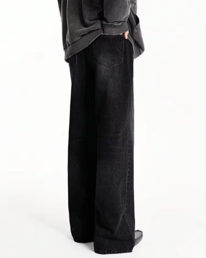 Drift Wide Flare Jeans Charcoal Night