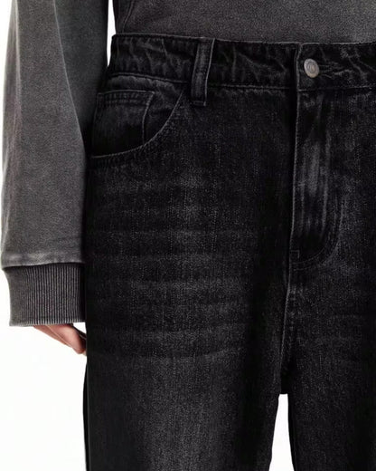 Drift Wide Flare Jeans Charcoal Night
