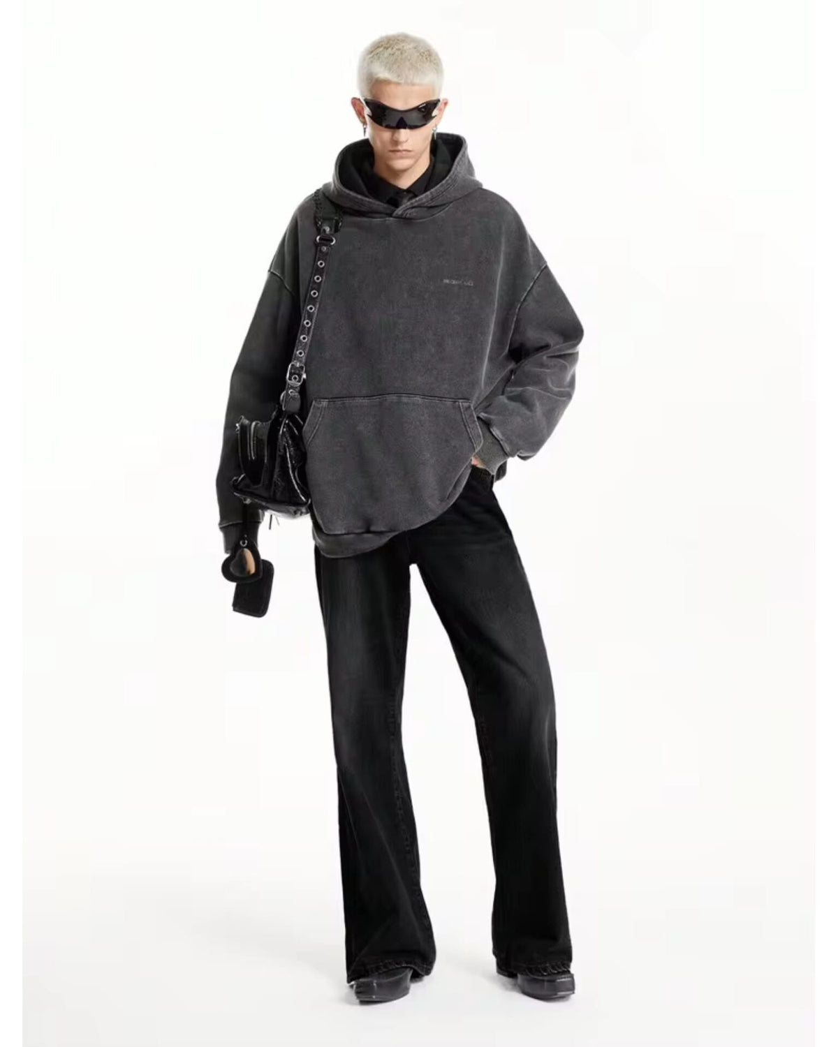 Drift Wide Flare Jeans Charcoal Night