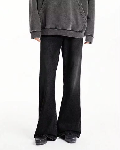 Drift Wide Flare Jeans Charcoal Night