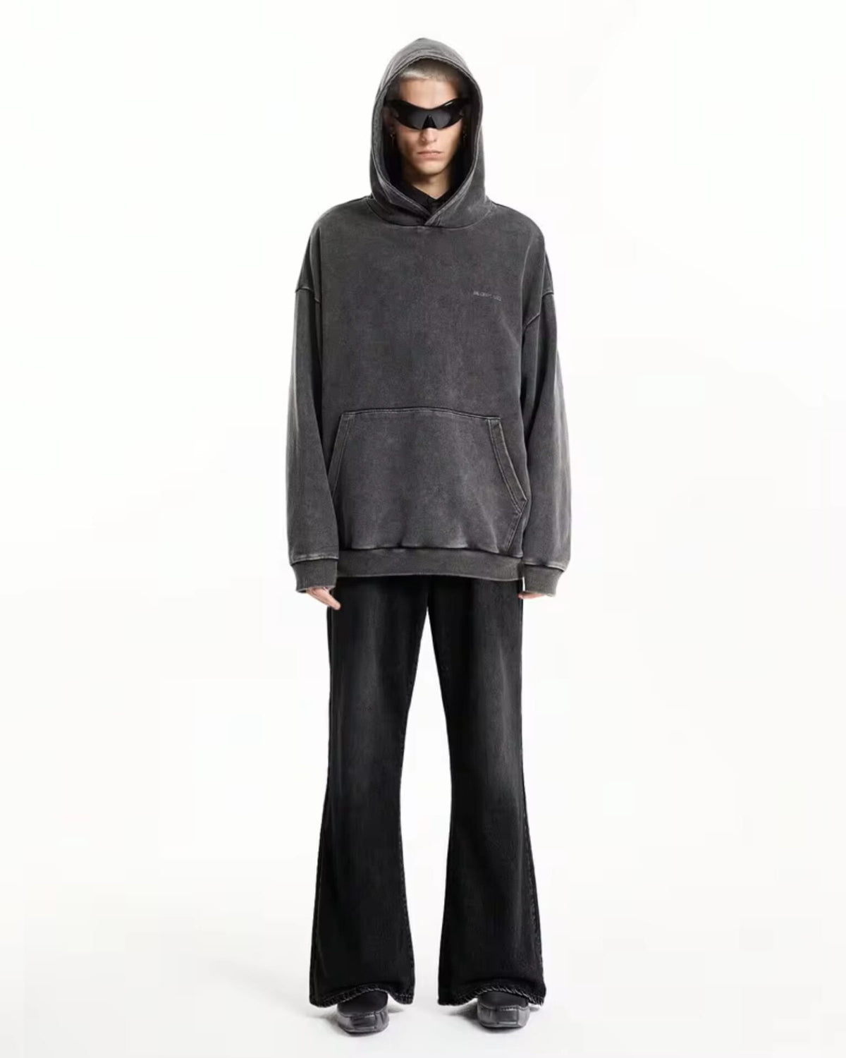 Drift Wide Flare Jeans Charcoal Night