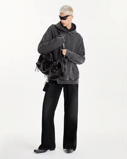 Drift Wide Flare Jeans Charcoal Night