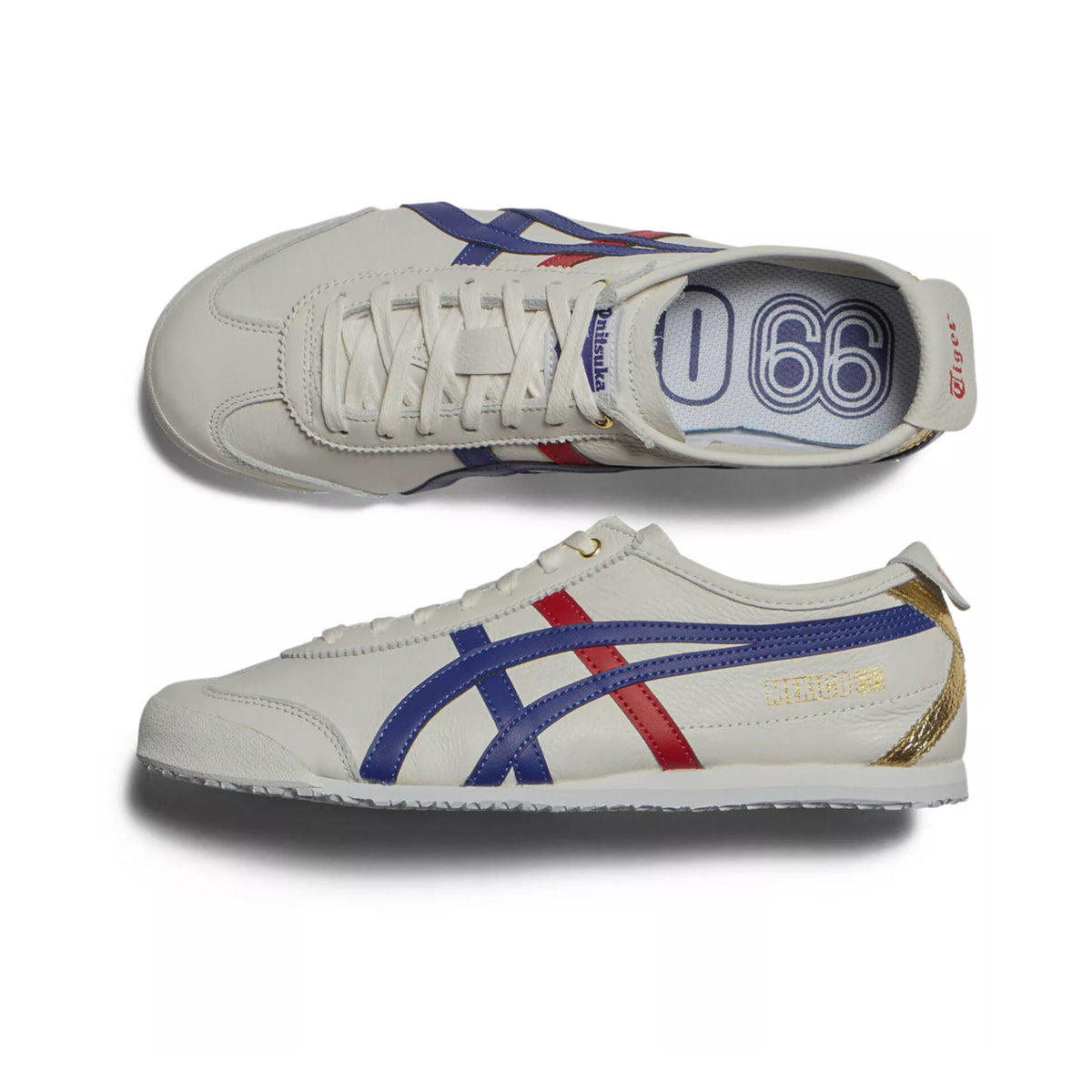UNISEX SLIP ON (WHITE/DARK BLUE)