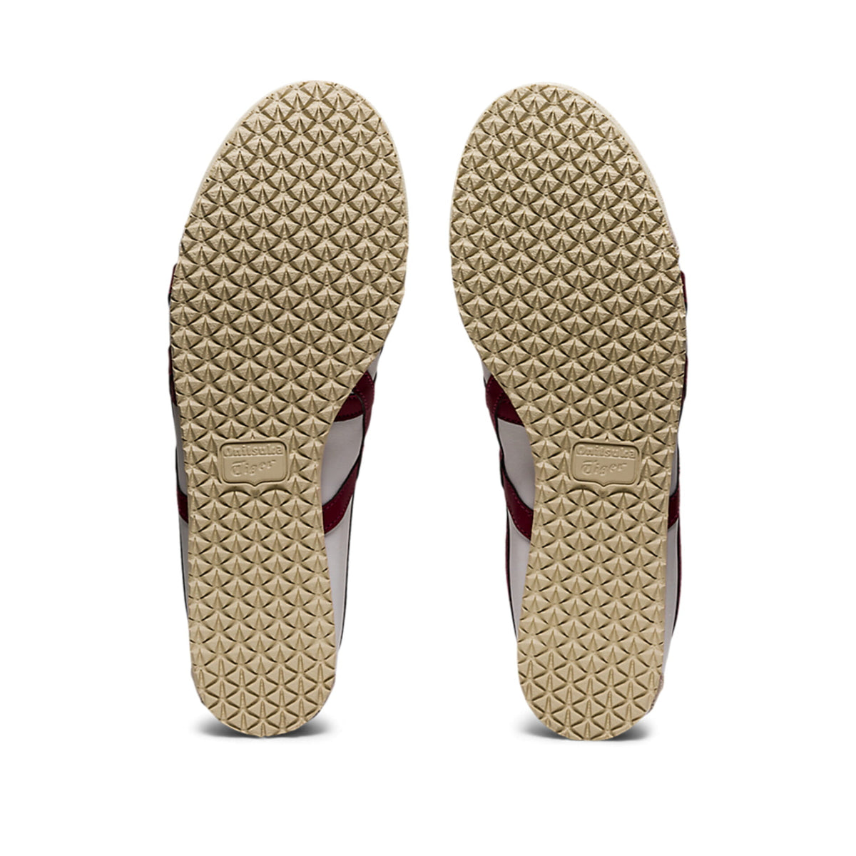 UNISEX SLIP ON (WHITE/BURGUNDY)