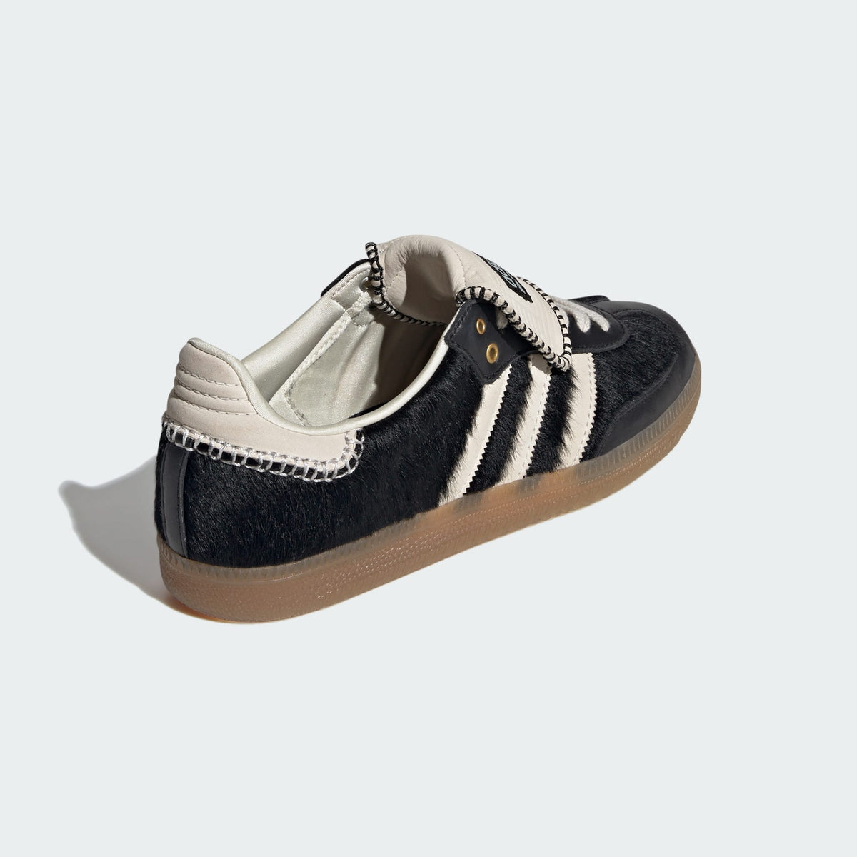 Wales Bonner Pony Tonal Low Trainers (Core Black/cream White/cream White)