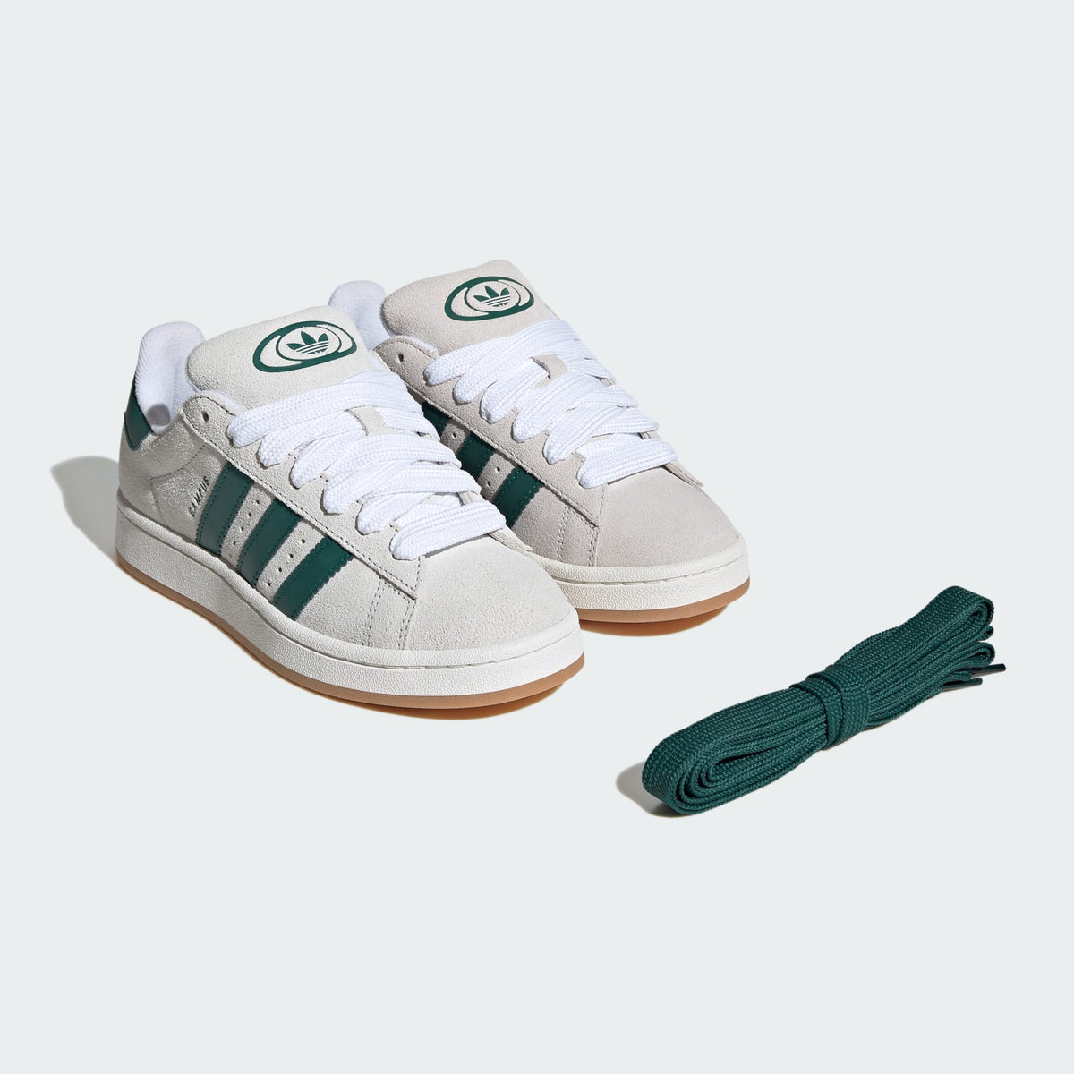 Casual Unisex (Crystal White/Core White/Collegiate Green)