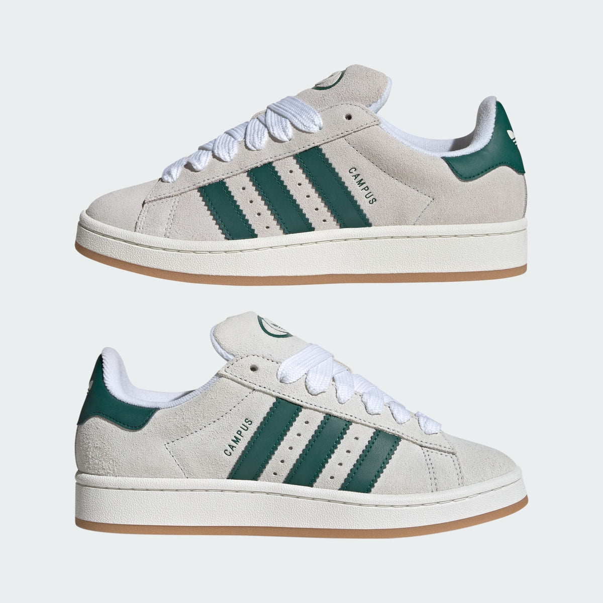 Casual Unisex (Crystal White/Core White/Collegiate Green)