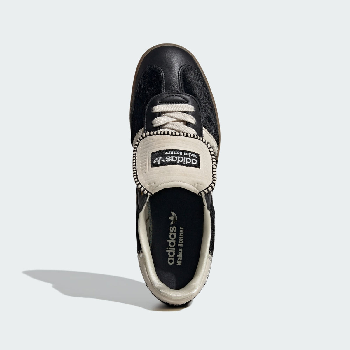 Wales Bonner Pony Tonal Low Trainers (Core Black/cream White/cream White)