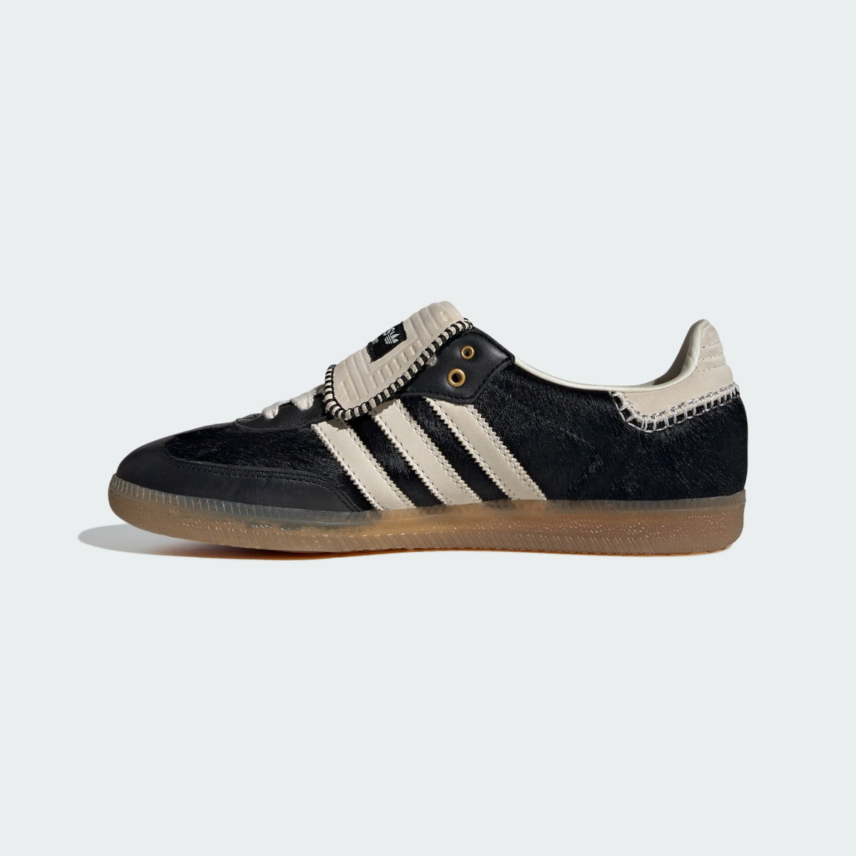 Wales Bonner Pony Tonal Low Trainers (Core Black/cream White/cream White)